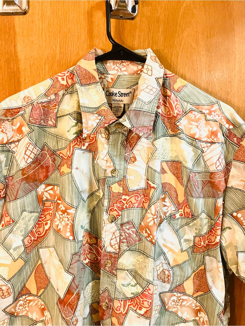 Cooke Street Men’s XL Hawaiian Shirt Cotton Hawaii One Pocket Honolulu